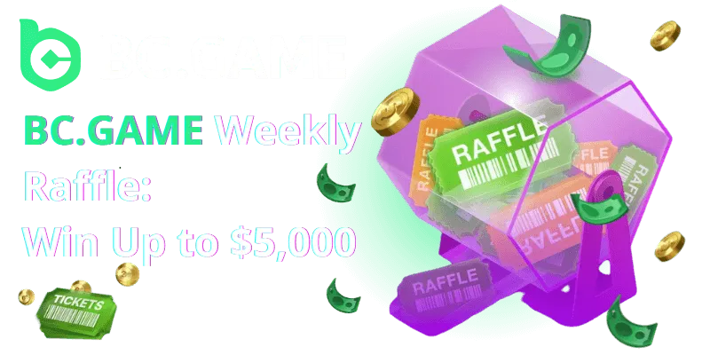 bc game weekly raffle promotion
